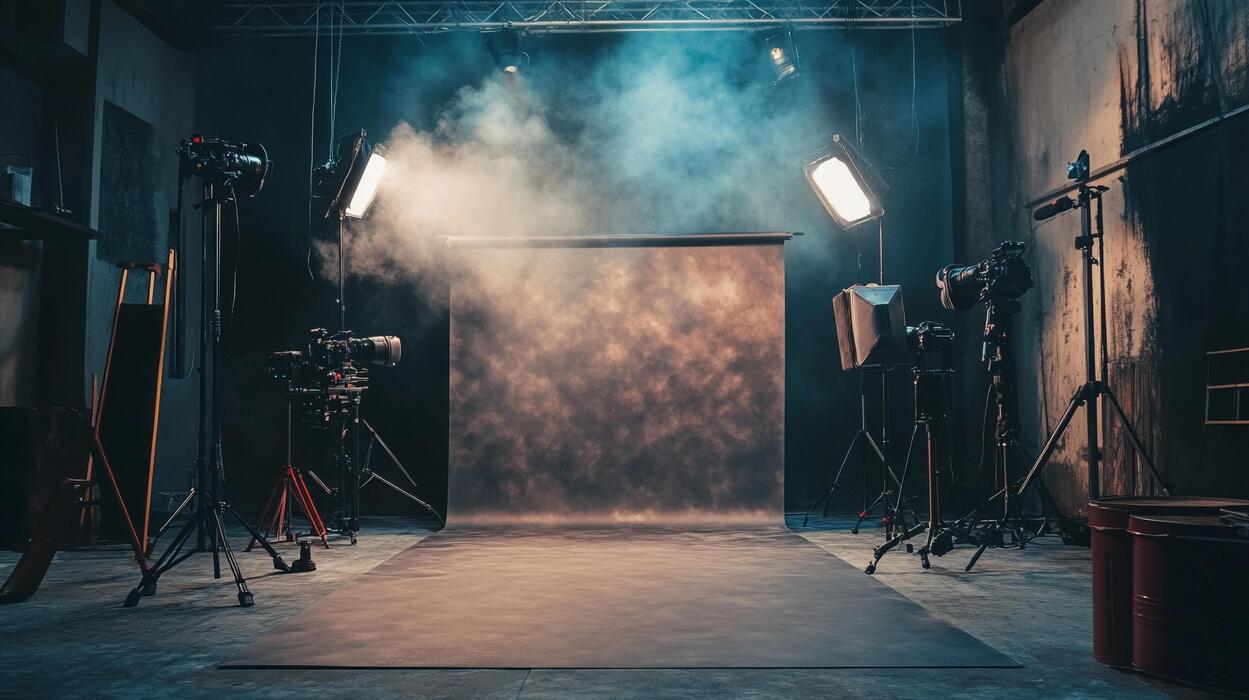 PhotoVibe Studio photography session with a photographer and professional camera equipment
